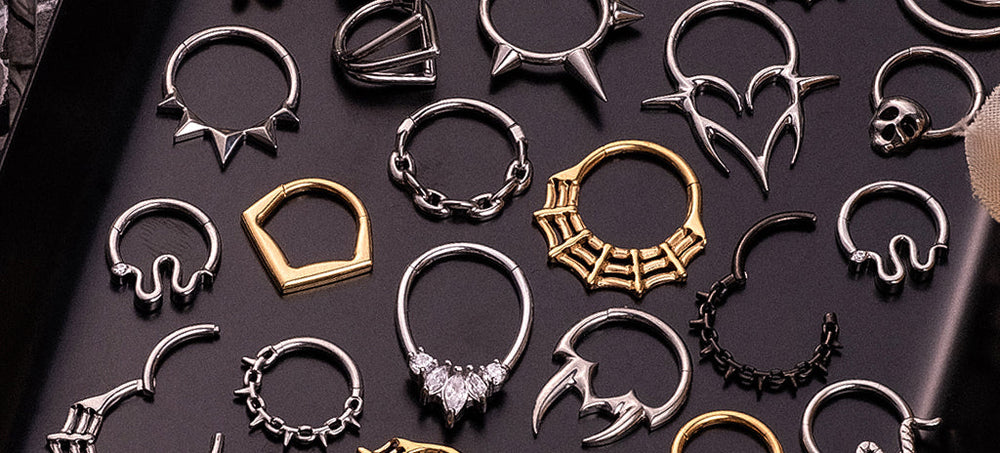 Septum Clicker vs Horseshoe vs Seam Ring: What’s the Difference?