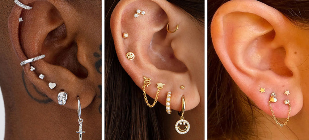 A Guide to Ear Piercing Jewellery and Ear Jewellery Care