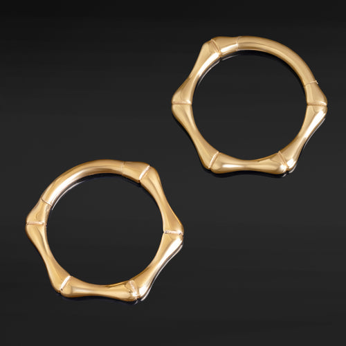 Silver, Septum, gehämmerter Tropfen, ASTM F136 Titan, Segment-Clicker, 1,2mm