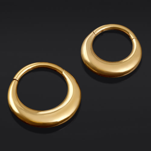 Septum Clicker, Gold, Dome, ASTM F136 Titanium