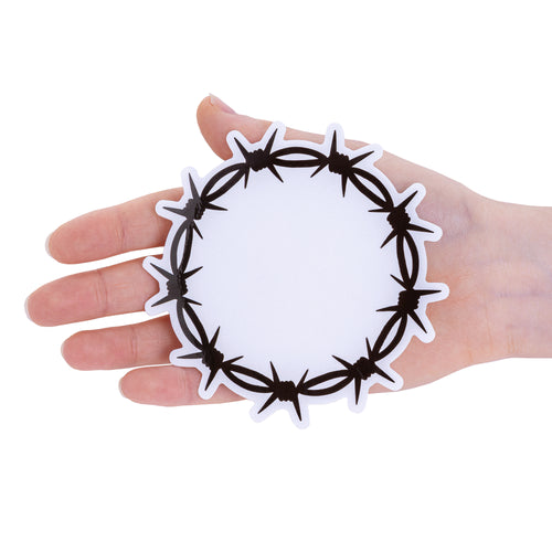 Barbed Wire Vinyl Sticker