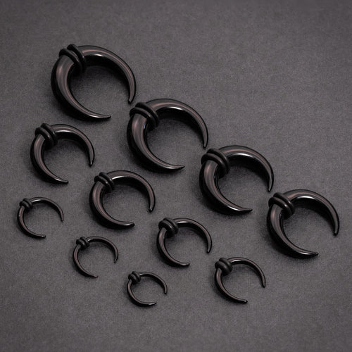 Black Hypoallergenic Glass Septum Pincher Kit
