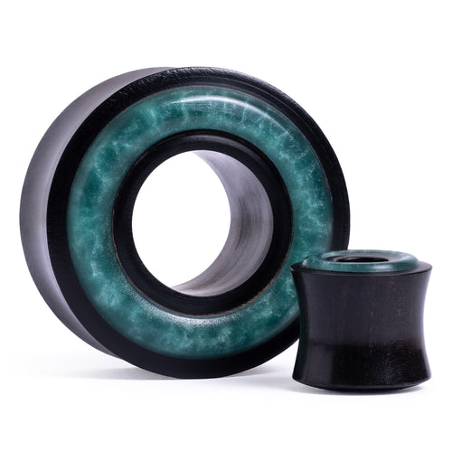 Black Ebony and Emerald Wood Tunnel