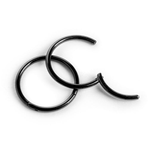 Segment Ring, Black PVD, ASTM F136 Titanium