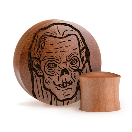 Crypt Keeper Plug / Gauge - Saba-Holz | Konvexe Double Flare
