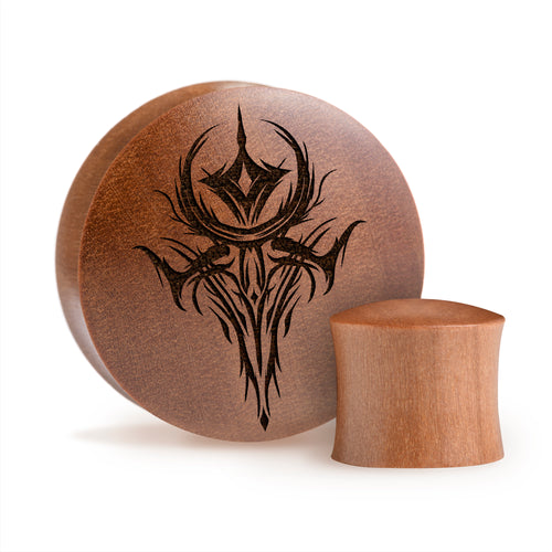 Hyper Goth Plug / Gauge - Saba Wood | Convex Double Flare