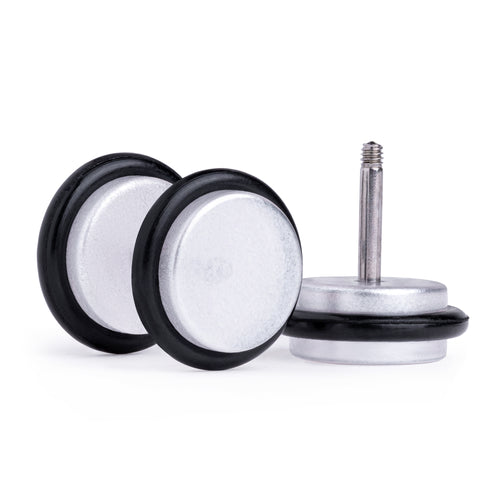 Silver Fake Gauge / Plug