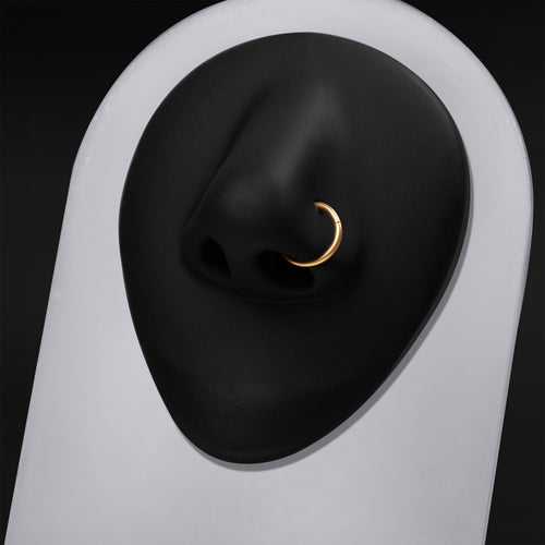 Nose Piercing Ring, Gold, ASTM F136 Titanium