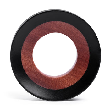 Organic wood plugs for stretched ears