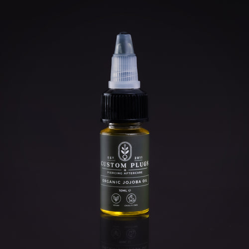 Jojoba Oil Ear Stretching Aftercare 10ml - Natural Oil for New Piercings & Healing