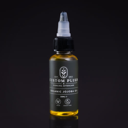 Jojoba Oil Ear Stretching Aftercare 30ml - Natural Oil for New Piercings & Healing