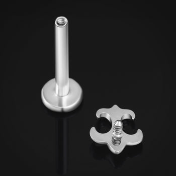 Silver Double Link Steel Hoop Ear Hangers - Pair