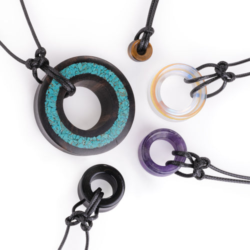 Upcycling-Makramee-Halskette – Lucky Dip!