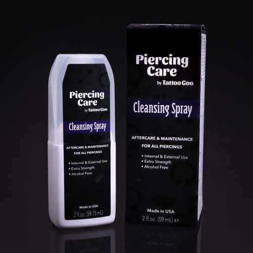 Tattoo Goo Piercing Care Cleansing Spray - Saline Spray for Piercings & Aftercare
