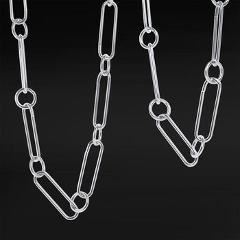 Clip on Earrings, Silver, Hoop with Spike Dangle, Stainless Steel - Pair