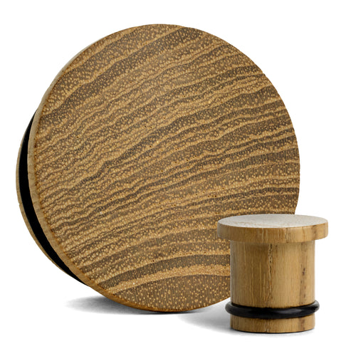 Teak Wood Single Flare Plug / Gauge