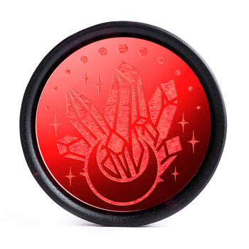 Crescent Moon Silver Inlay Wood Plug - Custom Plugs, Ear Plugs, Gauges, Stretched Ears