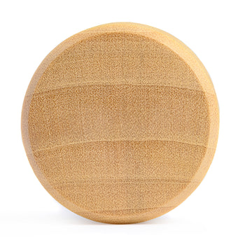 Blank Plug / Gauge - Gold Inlay Ebony Wood | Convex Double Flare