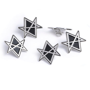 Hexagram Pin - Enamel
