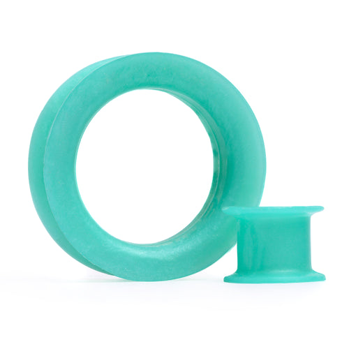 Cute Mint Green Silicone Ear Tunnel