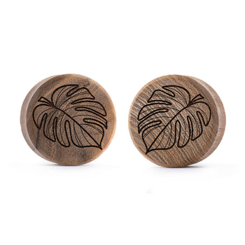 Linework Mandala Ornamental Tattoo Plug / Gauge - Saba Wood | Convex Double Flare