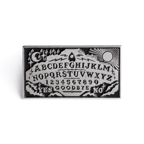 Emo Spooky Ouija Board Pin - Enamel