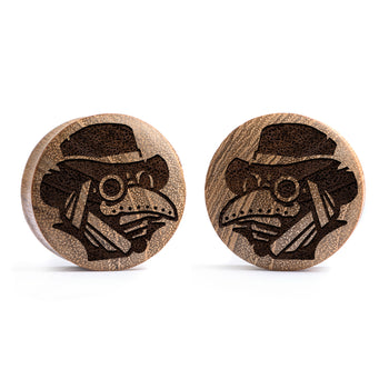 Cute Cool And Goth Acrylic Inlay And Wood Plugs & Gauges