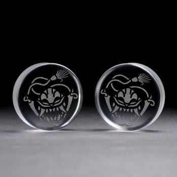 Cute Cool And Goth Acrylic Inlay And Wood Plugs & Gauges