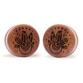 Tarot Sun Plug / gauge - Saba Wood | Konvexe Doppelaufgeweitet