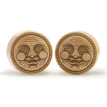 Cute Cool And Goth Acrylic Inlay And Wood Plugs & Gauges