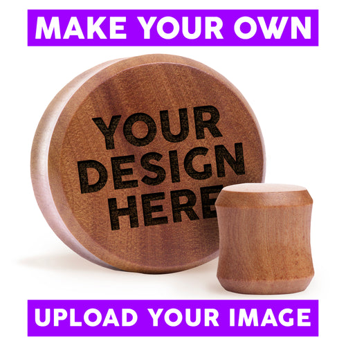 Make Your Own Plug / Gauge - Saba Wood | Flat Faced Double Flare