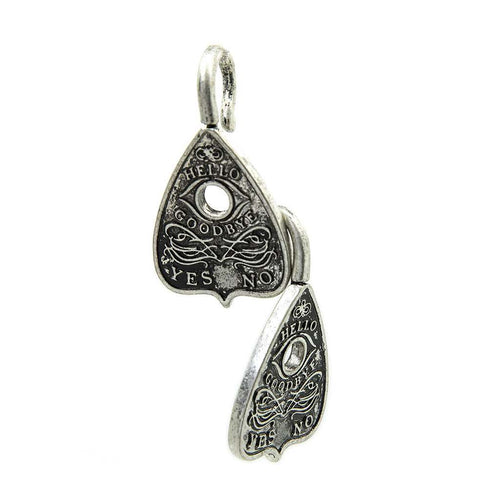 Silver Ouija Design Ear Weights - Pair